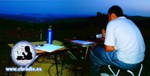 Fran operando. El Campo de Gibraltar, al fondo.