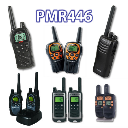 Radios tipo walkie-talkie para el servicio europeo PMR446