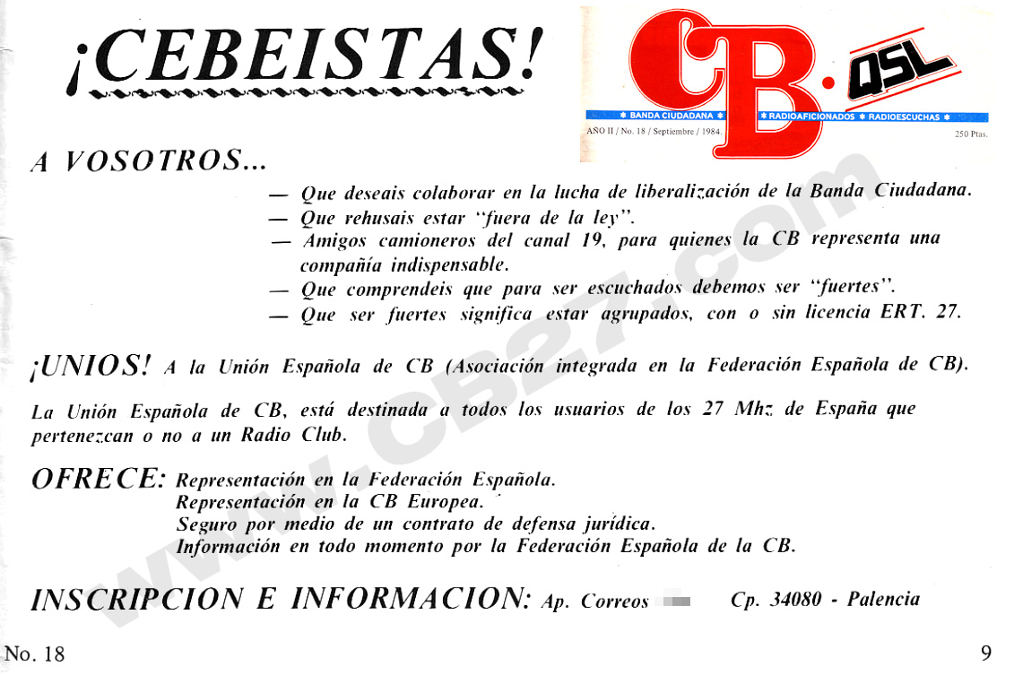 CB QSL 1984