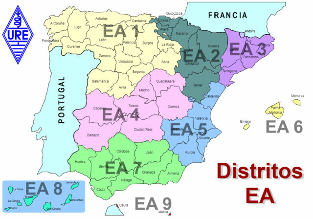 Mapa de distritos EA