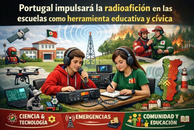 Portugal impulsará la radioafición en las escuelas como herramienta educativa y cívica