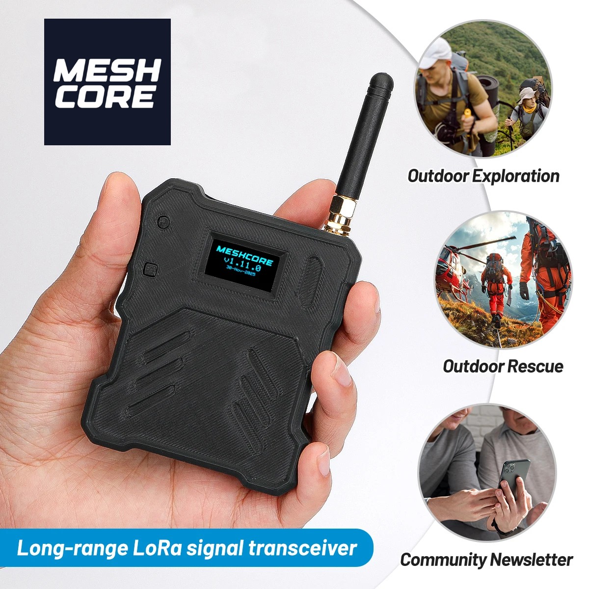 MeshCore y sus múltiples usos.