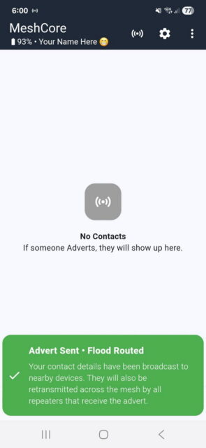 Tus datos de contacto se transmitirán a la red.
