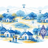 Una red mallada y descentralizada.