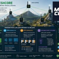 MeshCore es una red con tecnología LoRa.